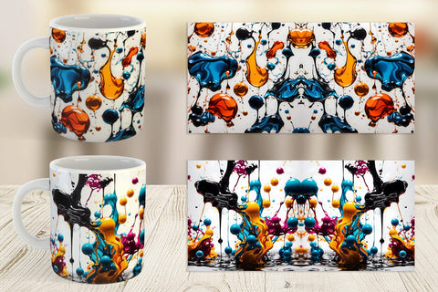 Mug Wrap 3D Ink Liquid Sublimation artnoy 