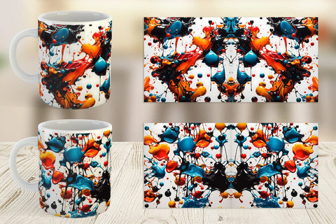 Mug Wrap 3D Ink Liquid Sublimation artnoy 