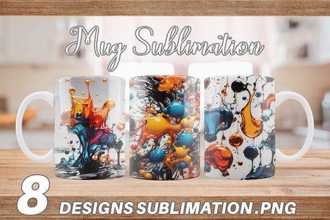 Mug Wrap 3D Ink Liquid Sublimation artnoy 