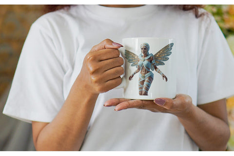 Mug Wrap 3D Mummy Fairy Sublimation artnoy 