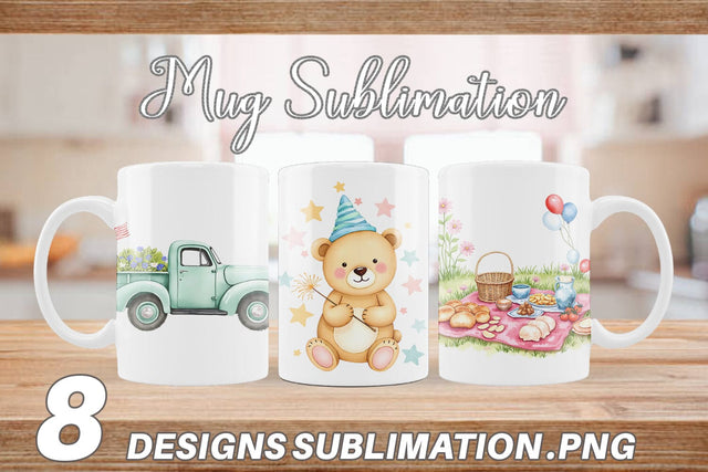 Mug Wrap 4th of July Parade Sublimation artnoy 