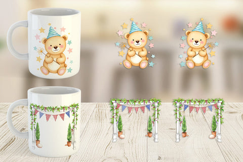 Mug Wrap 4th of July Parade Sublimation artnoy 