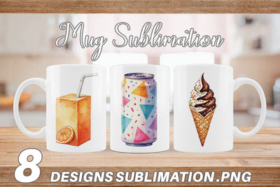 Mug Wrap 90s Snack Nostalgia Sublimation artnoy 