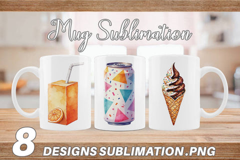 Mug Wrap 90s Snack Nostalgia Sublimation artnoy 