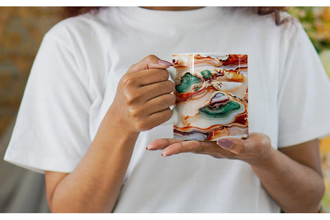 Mug Wrap Abstract Agate Sublimation artnoy 