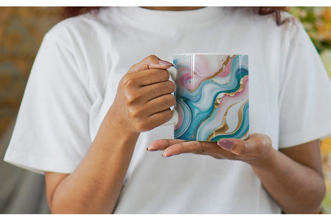 Mug Wrap Abstract Fluid Sublimation artnoy 