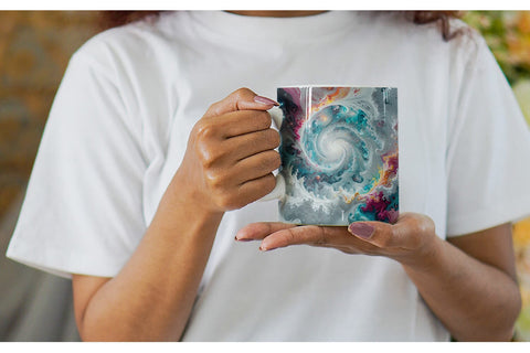 Mug Wrap Abstract Vortex Sublimation artnoy 