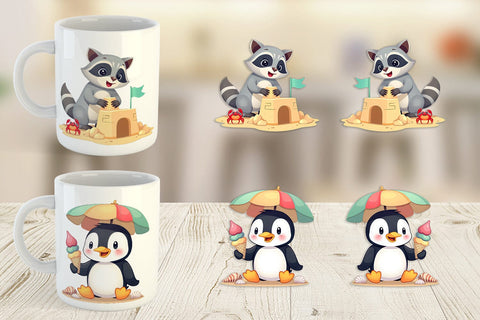 Mug Wrap Adorable School Summer Sublimation artnoy 