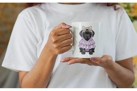 Mug Wrap Adorable Spooky Coquette Animals Sublimation artnoy 
