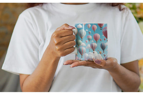 Mug Wrap Air Balloons Sublimation artnoy 