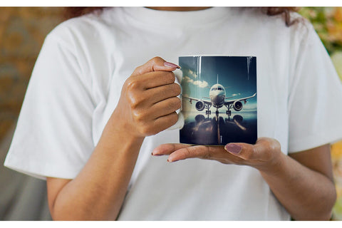 Mug Wrap Airplane Sublimation artnoy 