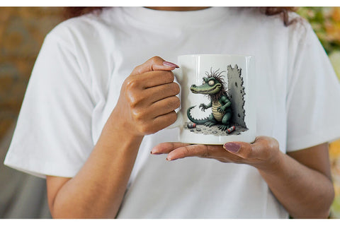 Mug Wrap Alcatraz Gator Sublimation artnoy 