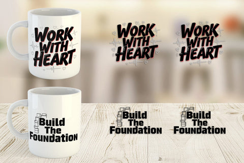 Mug Wrap Ambitious Career Starter Quotes Sublimation artnoy 