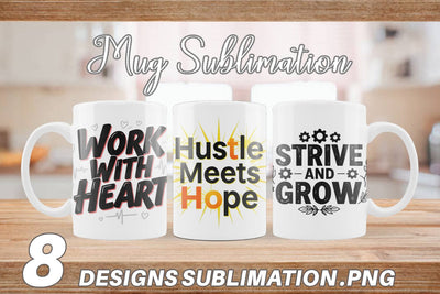 Mug Wrap Ambitious Career Starter Quotes Sublimation artnoy 