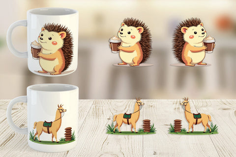 Mug Wrap Animal Finest Brew Sublimation artnoy 
