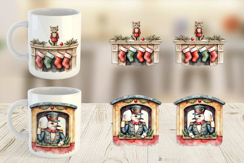 Mug Wrap Animal Toy Soldiers Sublimation artnoy 
