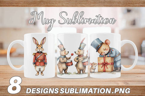 Mug Wrap Animal Toy Soldiers Sublimation artnoy 