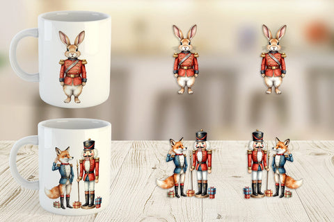 Mug Wrap Animal Toy Soldiers Sublimation artnoy 