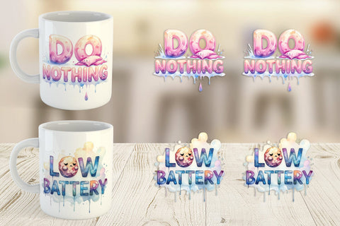 Mug Wrap Anti Hustle Rest Sublimation artnoy 