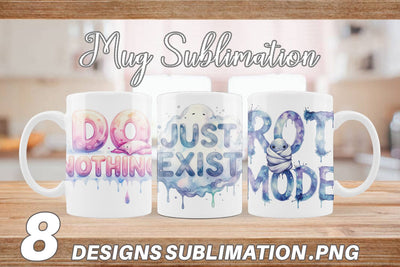 Mug Wrap Anti Hustle Rest Sublimation artnoy 