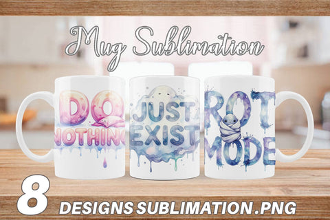 Mug Wrap Anti Hustle Rest Sublimation artnoy 