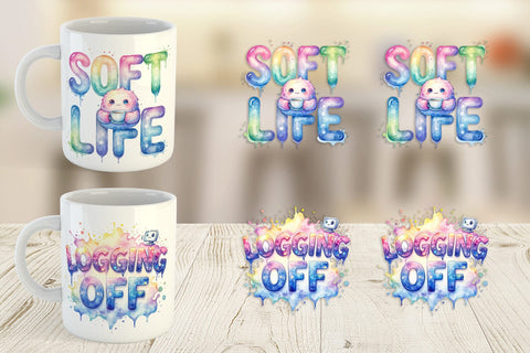Mug Wrap Anti Hustle Rest Sublimation artnoy 