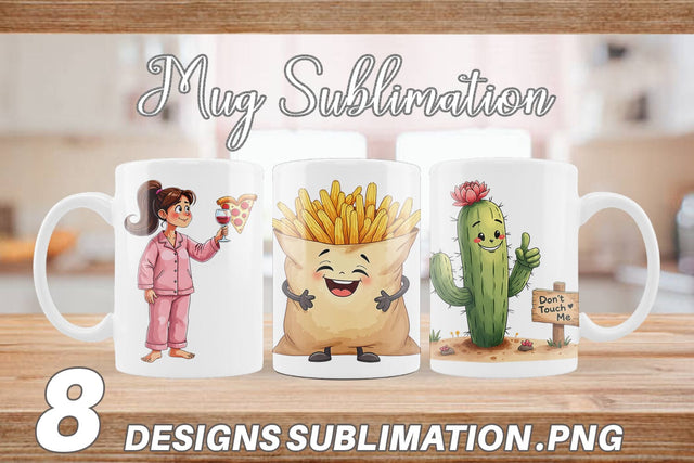 Mug Wrap Anti-Valentine's Sassy Singles Watercolor Sublimation artnoy 