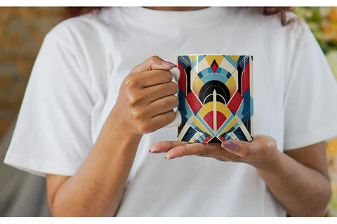 Mug Wrap Art Deco Pattern Sublimation artnoy 