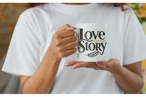 Mug Wrap Art Deco Valentine Elegant Quotes Sublimation artnoy 