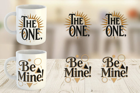 Mug Wrap Art Deco Valentine Elegant Quotes Sublimation artnoy 