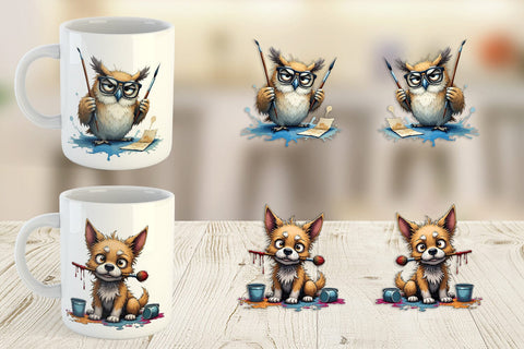 Mug Wrap Art Grumps Sublimation artnoy 