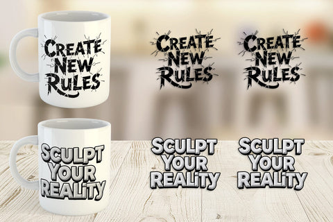 Mug Wrap Artistic Creative Destiny Quote Sublimation artnoy 