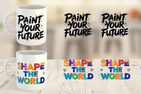 Mug Wrap Artistic Creative Destiny Quote Sublimation artnoy 