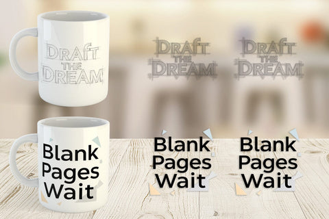 Mug Wrap Artistic Creative Destiny Quote Sublimation artnoy 