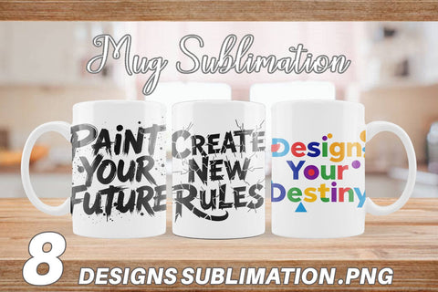 Mug Wrap Artistic Creative Destiny Quote Sublimation artnoy 