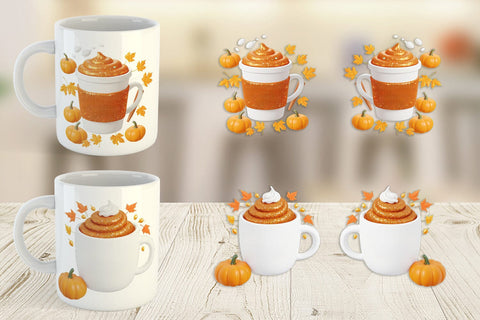 Mug Wrap Autumn Coffee Mug Sublimation artnoy 