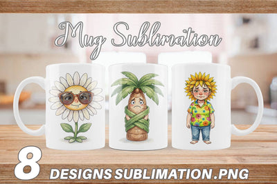 Mug Wrap Awkward Introvert Mom Flora Sublimation artnoy 