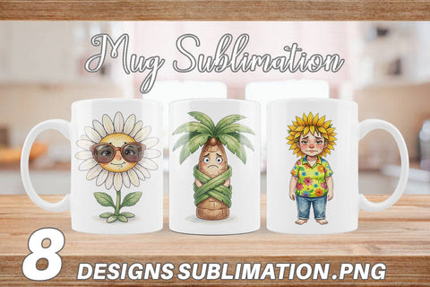 Mug Wrap Awkward Introvert Mom Flora Sublimation artnoy 