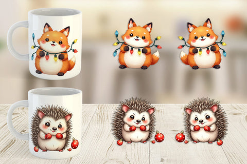 Mug Wrap Awkward Nordic Woodland Sublimation artnoy 