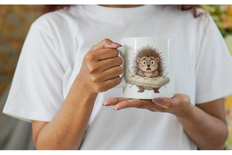 Mug Wrap Awkward Wilderness Watercolor SVG artnoy 