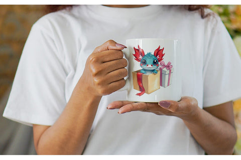 Mug Wrap Axolotl Gift Sublimation artnoy 
