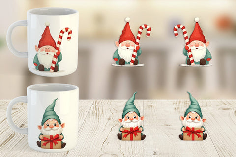Mug Wrap Baby Gnome Christmas Sublimation artnoy 