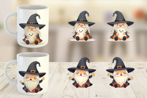 Mug Wrap Baby Gnome Halloween Sublimation artnoy 
