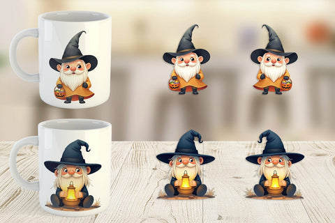 Mug Wrap Baby Gnome Halloween Sublimation artnoy 