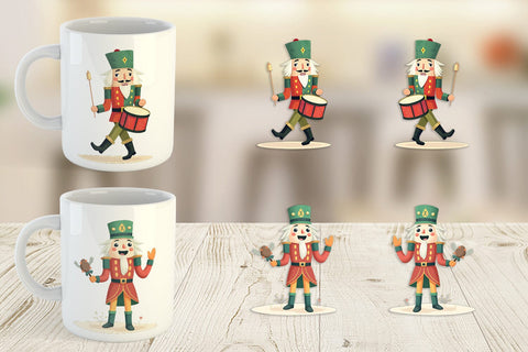 Mug Wrap Baby Nutcracker Fun Sublimation artnoy 