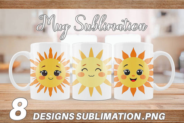 Mug Wrap Baby Sun Sublimation artnoy 