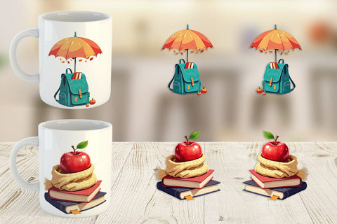 Mug Wrap Back to Autumn Sublimation artnoy 