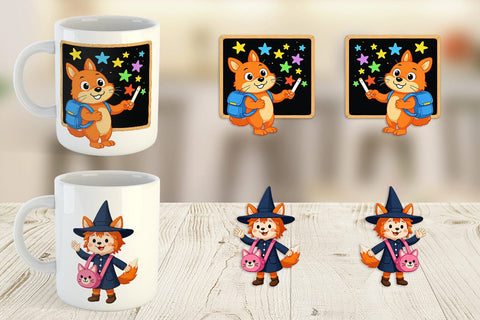 Mug Wrap Backpack Buddies Sublimation artnoy 