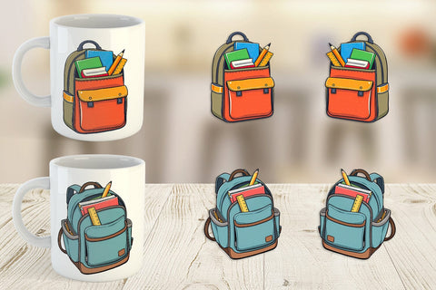 Mug Wrap Backpack Sublimation artnoy 