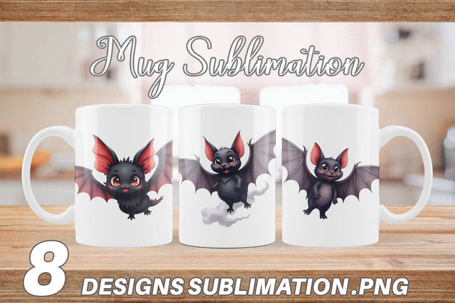 Mug Wrap Bat Variations Sublimation artnoy 